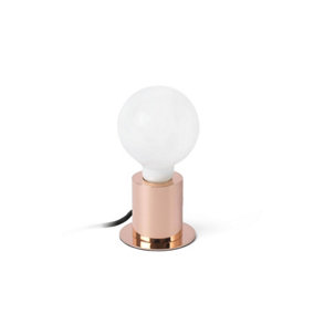 Luminosa Ten 1 Light Table Globe Lamp Copper, E27