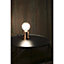 Luminosa Ten 1 Light Table Globe Lamp Copper, E27