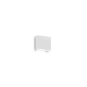 Luminosa Tetris 1 Light Outdoor Wall Light White IP44, G9