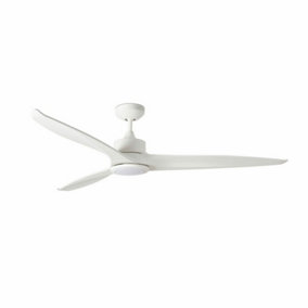 Luminosa Tonic White Ceiling Fan With DC Motor Smart with LED Light