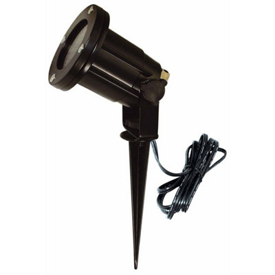 Luminosa Tono 1 Light Outdoor Spike Light Black IP44, GU10