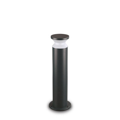 Luminosa Torre 1 Light Bollard Light Black IP44