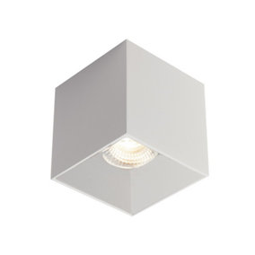 Luminosa Town Surface Mounted Ceiling Lamp, White, GU10