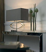 Luminosa Tramini 1 Light Table Lamp Metal with Shade, E27