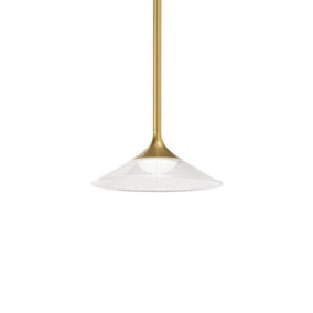 Luminosa Tristan LED Decorative Dome Pendants Gold, 3000K