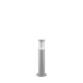 Luminosa Tronco Outdoor Bollard Lamp 1 Light Grey IP54, E27
