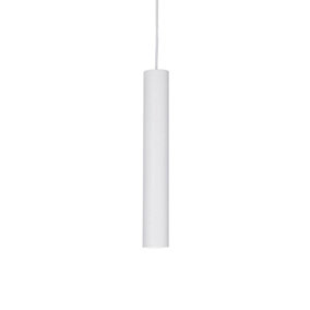 Luminosa Tube LED 1 Light Slim Ceiling Pendant White