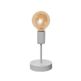 Luminosa Tube Table Lamp Grey 12cm