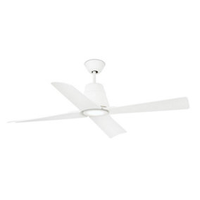 Luminosa Typhoon LED White Ceiling Fan with DC Motor Smart - Remote Included, 3000K