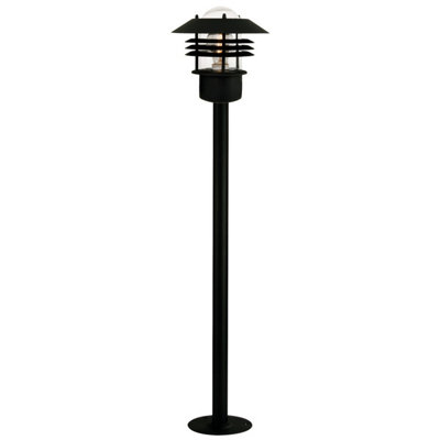 Luminosa Vejers Outdoor Bollard Black E27 IP54 DIY at B Q