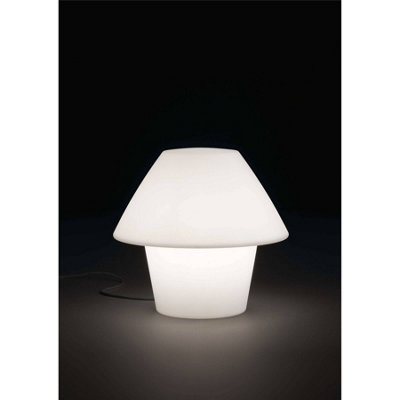 Luminosa Versus 1 Light Outdoor Floor Lamp White IP44, E27