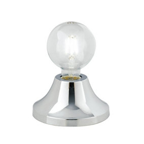 Luminosa Vesevus Simple Table Lamp, Chrome, E27