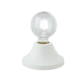 Luminosa Vesevus Simple Table Lamp, White, E27