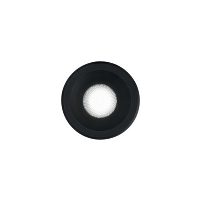 Luminosa Virus Integrated LED Indoor Recessed Downlight Lamp 1 Light Black 3000K