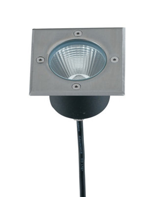 Luminosa WALK Outdoor LED Recessed Floor & Decking Steel, IP67 450lm 4000K 11x11x10.1cm