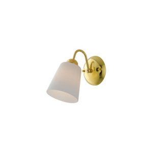 Luminosa Wall Lamp with Glass Shades Gold 26x12cm