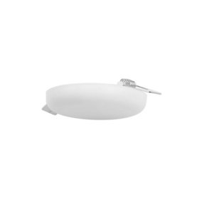 Luminosa Wide 120Mm LED Recessed Ceiling Downlight White, IP54 16.2W 4000K 270lm