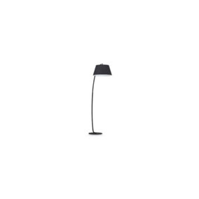 Luminosa York 1 Light Floor Lamp Black, E27