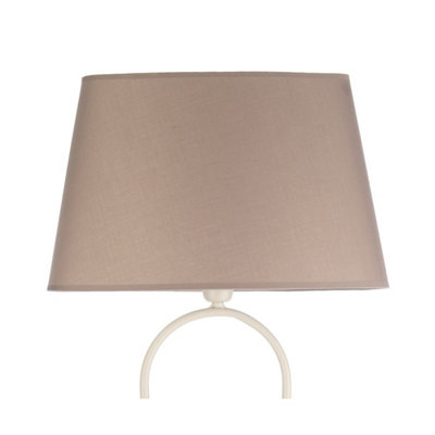 Luminosa Zen Floor Lamp With Tapered Shade, Fabric Shades