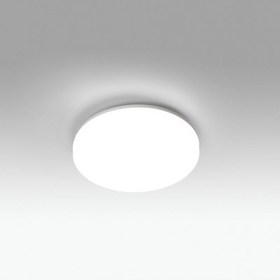 Luminosa Zon LED Dimmable Bathroom Flush Ceiling Light White IP54