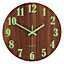 Luminous Wall Clock Silent Battery Operated Clocks For Home Kitchen