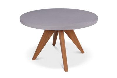 LUNA 120cm Round Table Warm Grey