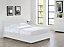 LUNA 3FT Single Ottoman Storage Bed in White Faux Leather