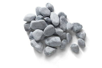 Luna Bulk Bag 850 kg - 30-60 mm Silver/Grey Premium Pebbles - L100 x W100 x H80 cm