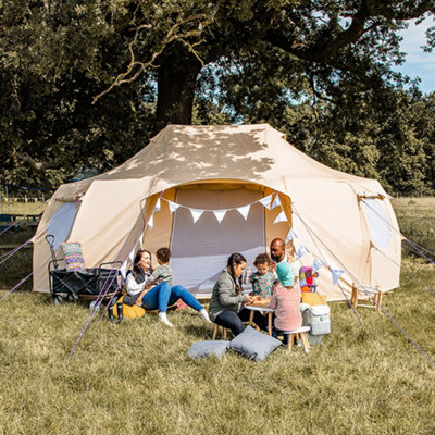 Luna Emperor Bell Tent Canvas 285 DIY at B Q