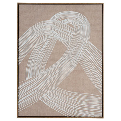 Lunora Monochrome Line Art Frame - Elegant Modern Wall Decor