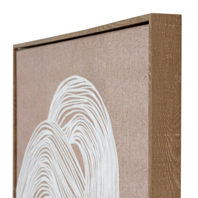 Lunora Monochrome Line Art Frame - Elegant Modern Wall Decor