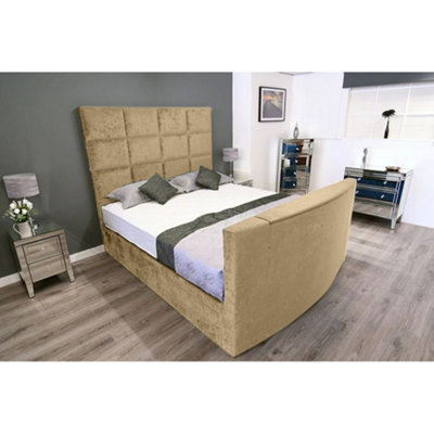 Tv bed deals beige