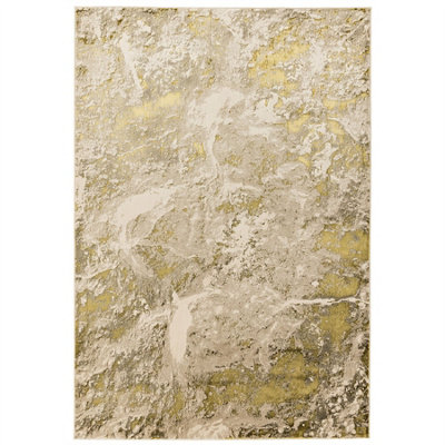 Lustre Abstract Optical Modern Easy to Clean Rug for Living Room Bedroom and Dining Room-120cm X 170cm