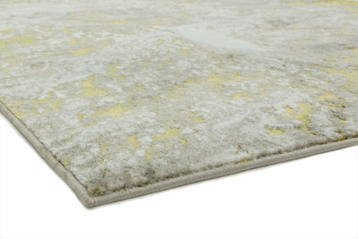 Lustre Abstract Optical Modern Easy to Clean Rug for Living Room Bedroom and Dining Room-80cm X 150cm