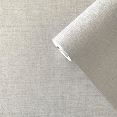 Lustre Collection Smooth Sheen Plain Wallpaper Roll