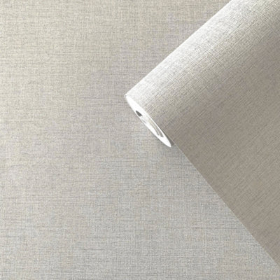 Lustre Collection Smooth Sheen Plain Wallpaper Roll
