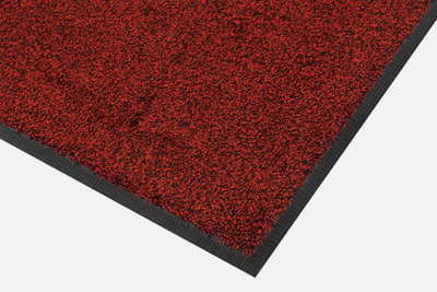 Lustre Entrance Mat 115 x 180cm Cranberry