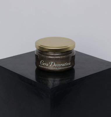 Lustre Metallic Waxes - Intense Decorative Paste Waxes 200ml in Colour ANTIQUE SILVER