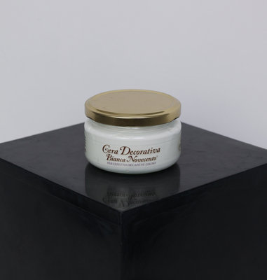 Lustre Metallic Waxes - Intense Decorative Paste Waxes 200ml in Colour WHITE