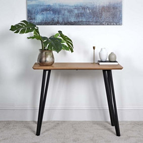 Lutina Wood Effect Console Table