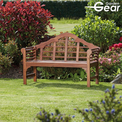 Lutyens Bench Solid Acacia Hardwood Pre Treated Garden Patio Furniture (Bench)