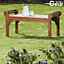 Lutyens Table Solid Acacia Hardwood Pre Treated Garden Patio Furniture (Coffee Table)