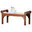 Lutyens Table Solid Acacia Hardwood Pre Treated Garden Patio Furniture (Coffee Table)