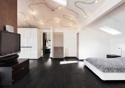 Luvanto Click Plus Black Ash LVT Luxury Vinyl Flooring 2.20m²/pack Price Comparisons | Compare The Build