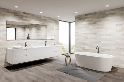 Luvanto Click Plus Brushed Oak  LVT Luxury Vinyl Flooring 2.20m²/pack Price Comparisons | Compare The Build
