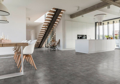 Luvanto Click Plus Urban Grey LVT Luxury Vinyl Flooring 2.22m²/pack Price Comparisons | Compare The Build