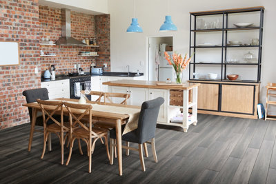 Luvanto Design Midnight Ash LVT Luxury Vinyl Flooring 3.34m²/pack Price Comparisons | Compare The Build