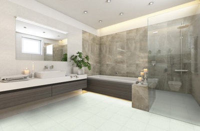 Luvanto Design White Sparkle LVT Luxury Vinyl Flooring 1.86m²/pack Price Comparisons | Compare The Build