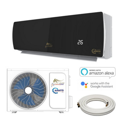Lux Air 5KW Smart Air Conditioning Unit / Heat Pump Inverter System 18000BTU 5.0KW 45m² Area Wi-Fi Alexa & Google Home Price Comparisons | Compare The Build
