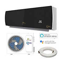 Lux Air Smart Air Conditioning Unit / Heat Pump Inverter System 24000BTU 7.0KW 55m² Area Wi-Fi Alexa & Google Home